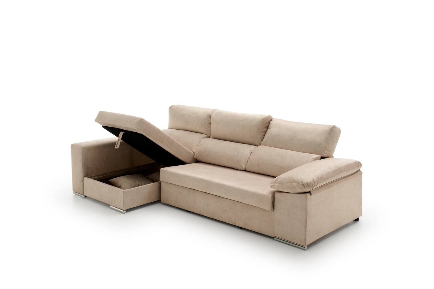 Sofa Chaise Longue Cama con Arcón Giulia
