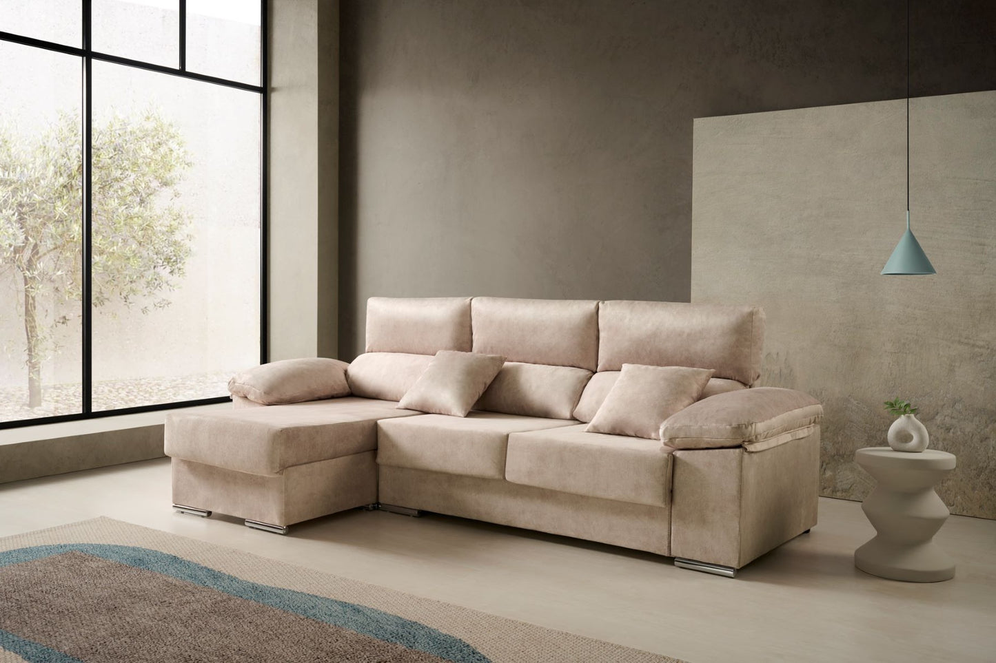 Sofa Chaise Longue Reclinable Beatrice