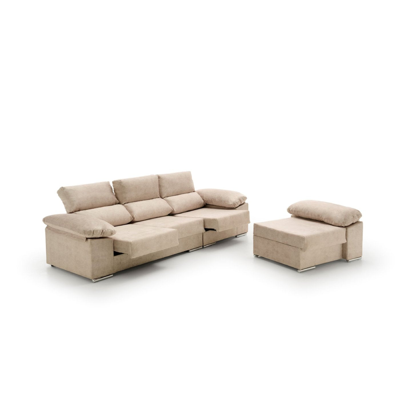 Sofa Chaise Longue Reversible Alta Gama Anna