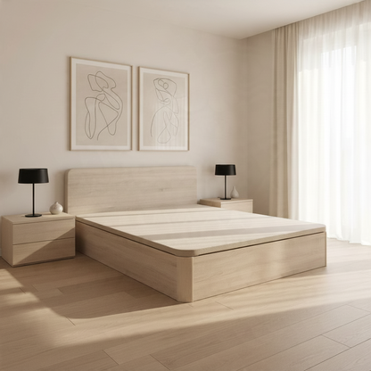 Canapé abatible de madera Turín color cambrian — imagen 5