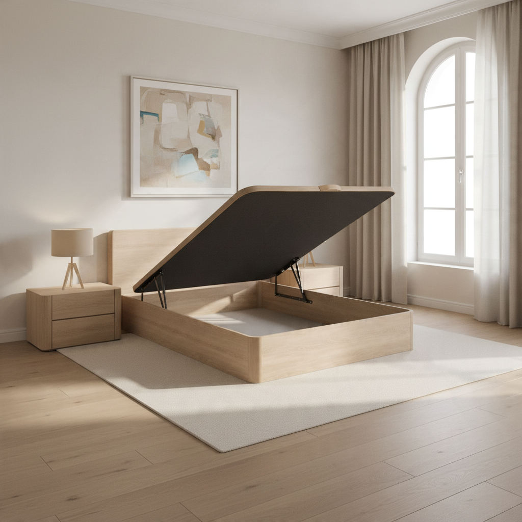 Canapé abatible de madera Turín color cambrian — imagen 3