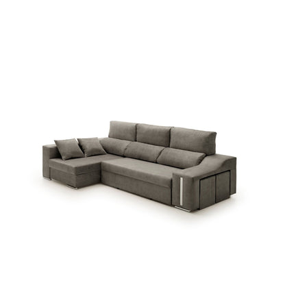 Sofa Chaise Longue Cama con Arcón y Puff Giuliana