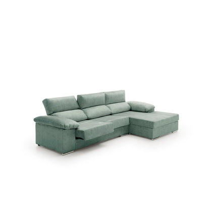 Sofa Chaise Longue Reclinable y Deslizante Melissa Alta Gama