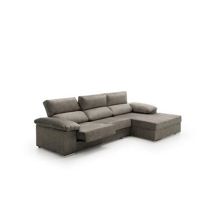 Sofa Chaise Longue Reclinable y Deslizante Melissa Alta Gama