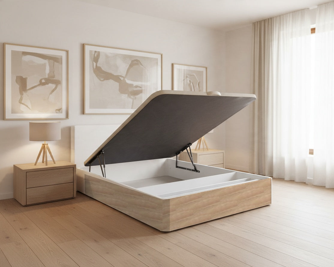 Canapé abatible de madera Nápoles color cambrian — imagen 2