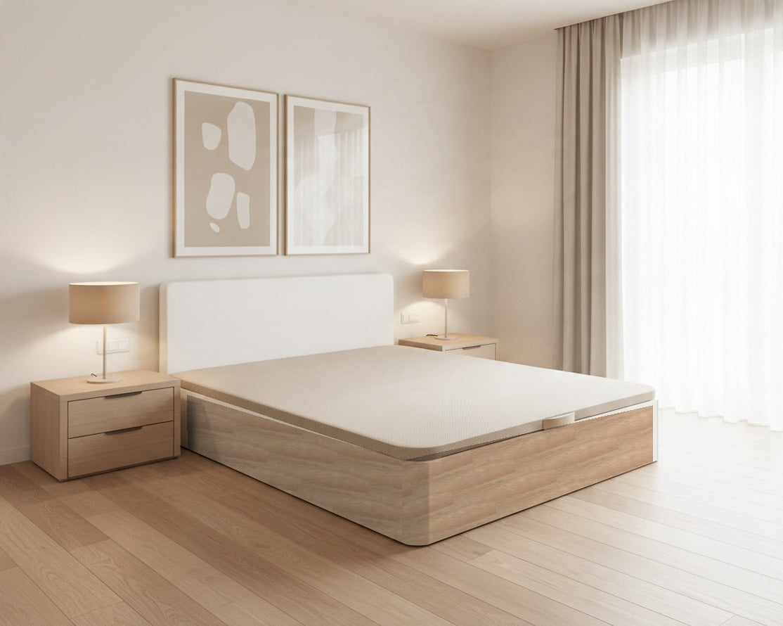 Canapé abatible de madera Nápoles color cambrian — imagen 4