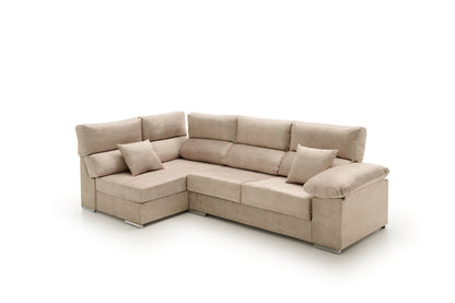 Sofa Chaise Longue - Rinconera Reclinable y Deslizante Cosima Alta Gama