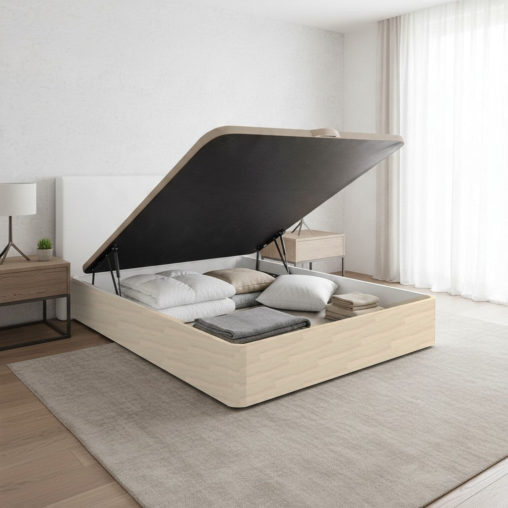 Canapé abatible de madera Toscana color ártico — imagen 2