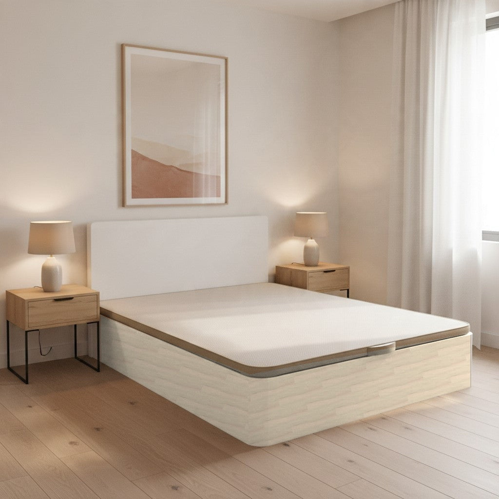 Canapé abatible de madera Toscana color ártico — imagen 4
