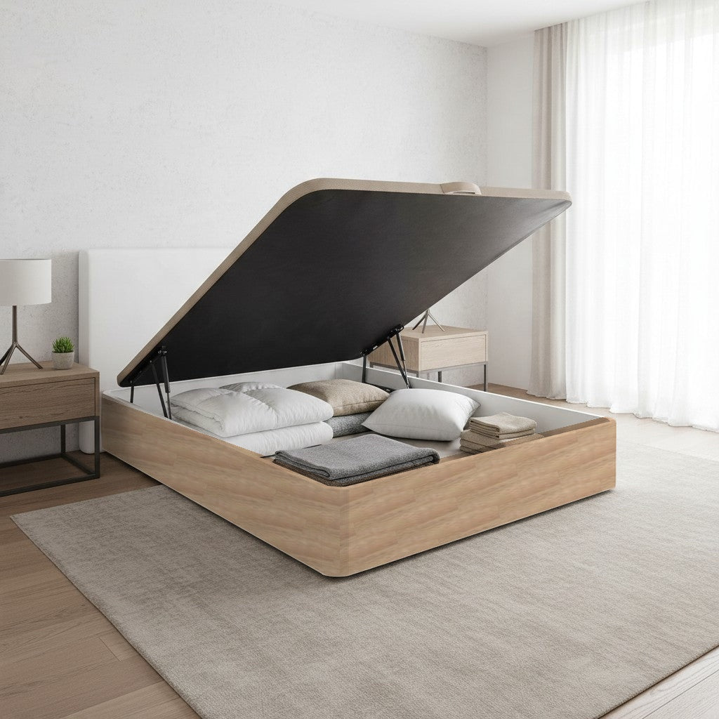 Canapé abatible de madera Toscana color cambrian — imagen 2