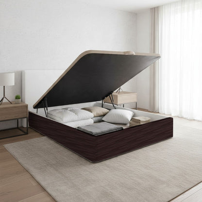 Canapé abatible de madera Toscana color wengué — imagen 2