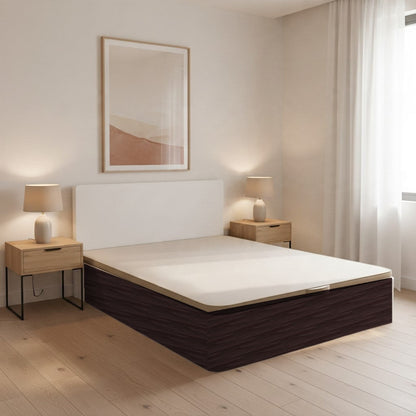 Canapé abatible de madera Toscana color wengué — imagen 4
